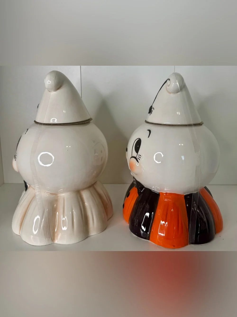 Johanna Parker Gus Ghost Cookie Jar Canister Set NWT